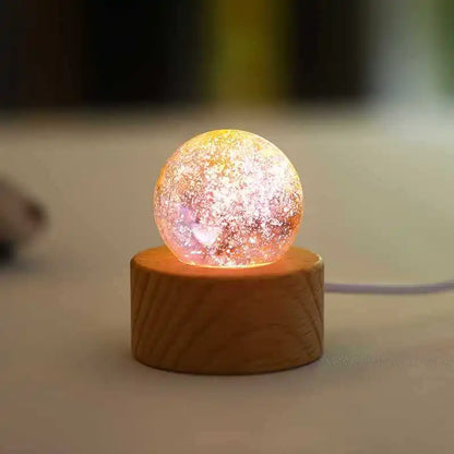 Colorful Luminous Glass Planet Ball - 4cm Fantasy Home Decoration Inspired by Astronomy and Cosmic Style, Ideal Gift Piece
