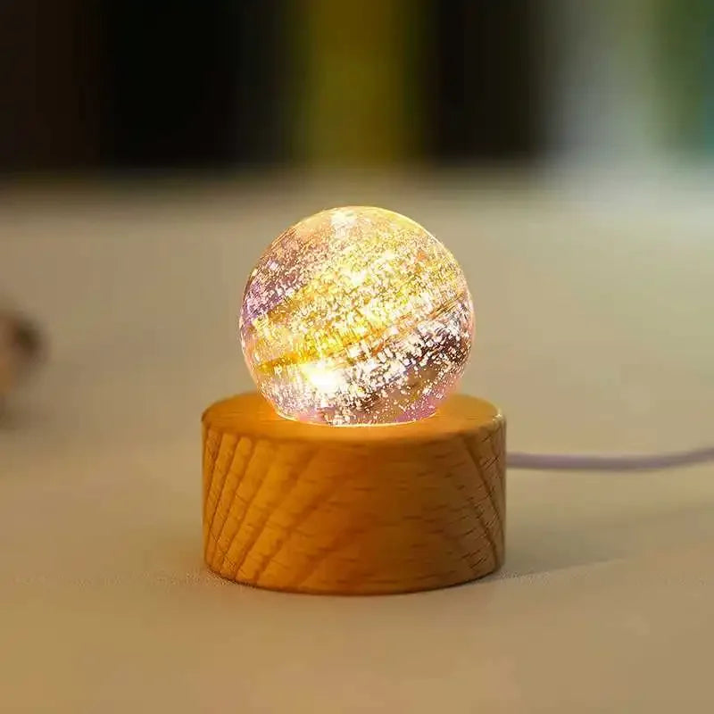 Colorful Luminous Glass Planet Ball - 4cm Fantasy Home Decoration Inspired by Astronomy and Cosmic Style, Ideal Gift Piece