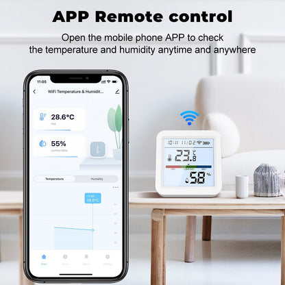 Wifi-Enabled Temperature And Humidity Sensor