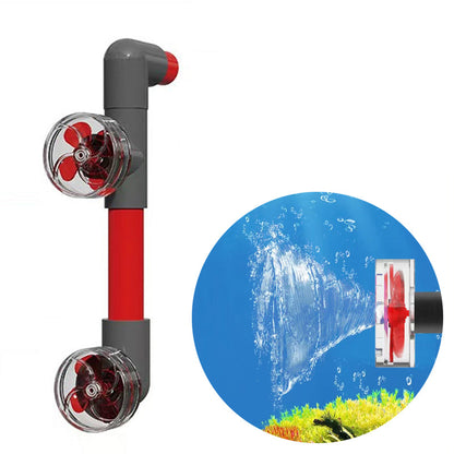 Auto-Rotating 4-Blade Aquarium Fan Kit – Clover-Style Fish Tank Outlet Accessory for Enhanced Water Flow and Filtration Performance