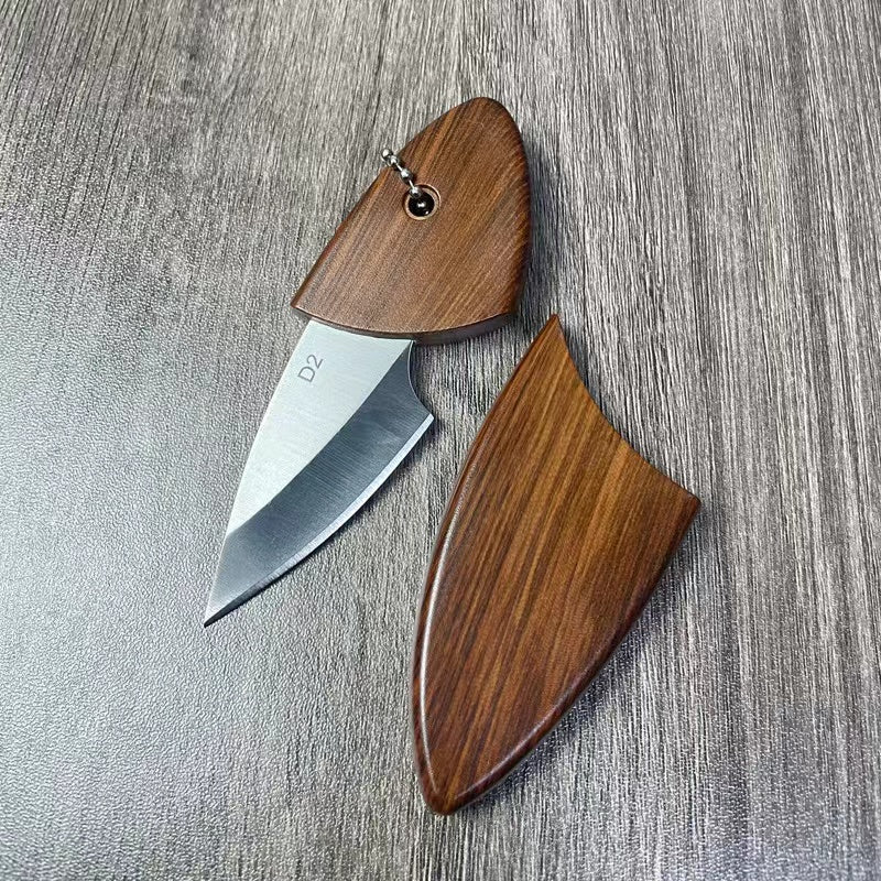 Hand Forged Meat Cleaver Knife - Stainless Steel Mini Kitchen Cutter for Fish, Vegetables and Precision Food Preparation Tasks