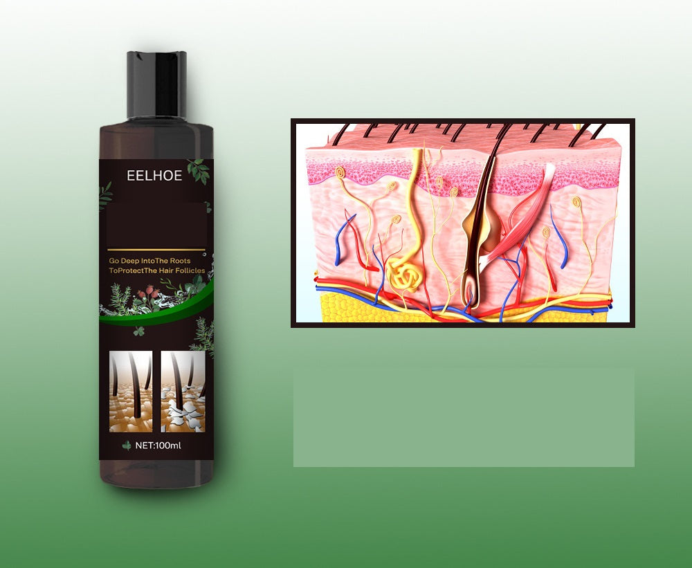 Anti-Itch Hair Growth Shampoo – Moisturizing Scalp Treatment for Dry Frizzy Hair Repair and Root Strengthening