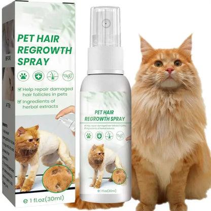 Cat Detangler Spray – 30ml Matted Hair Conditioner and Pet Hair Regrowth Soothing Grooming Treatment for Soft Shiny Healthy Cat Fur.