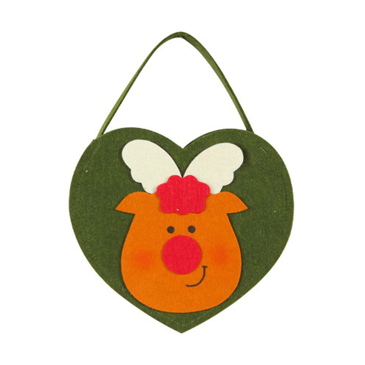 Christmas Gift Bags – Non Woven Santa, Snowman and Reindeer Candy Bags for Cookies, Treats and Holiday Presents