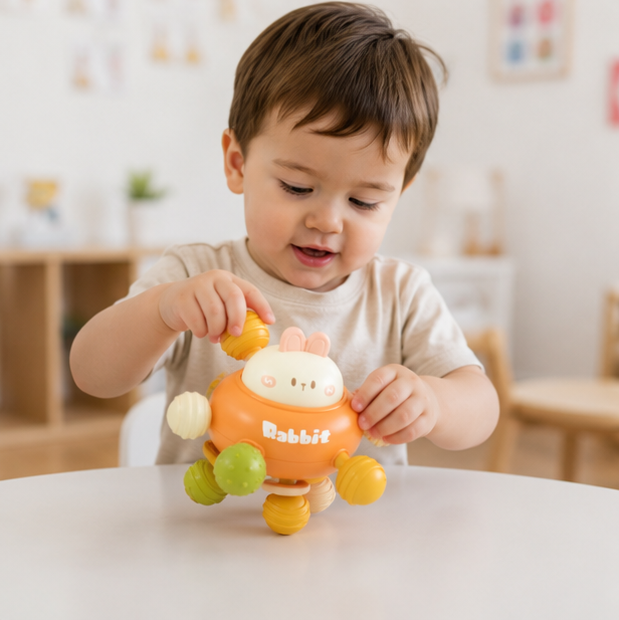 Montessori Busy Ball Puzzle Toy - Early Education Learning Activity for Babies and Interactive Cognitive Development
