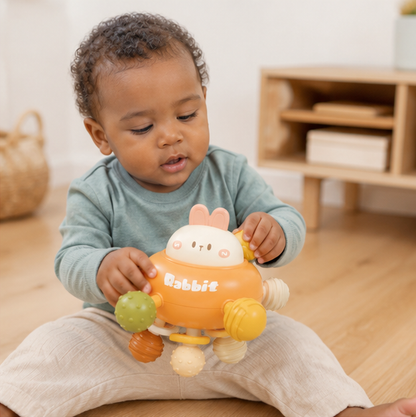 Montessori Busy Ball Puzzle Toy - Early Education Learning Activity for Babies and Interactive Cognitive Development