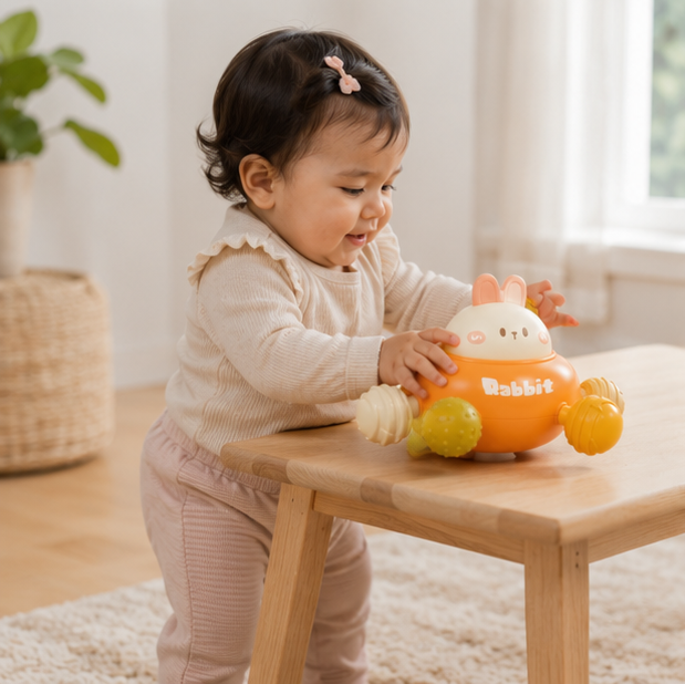 Montessori Busy Ball Puzzle Toy - Early Education Learning Activity for Babies and Interactive Cognitive Development