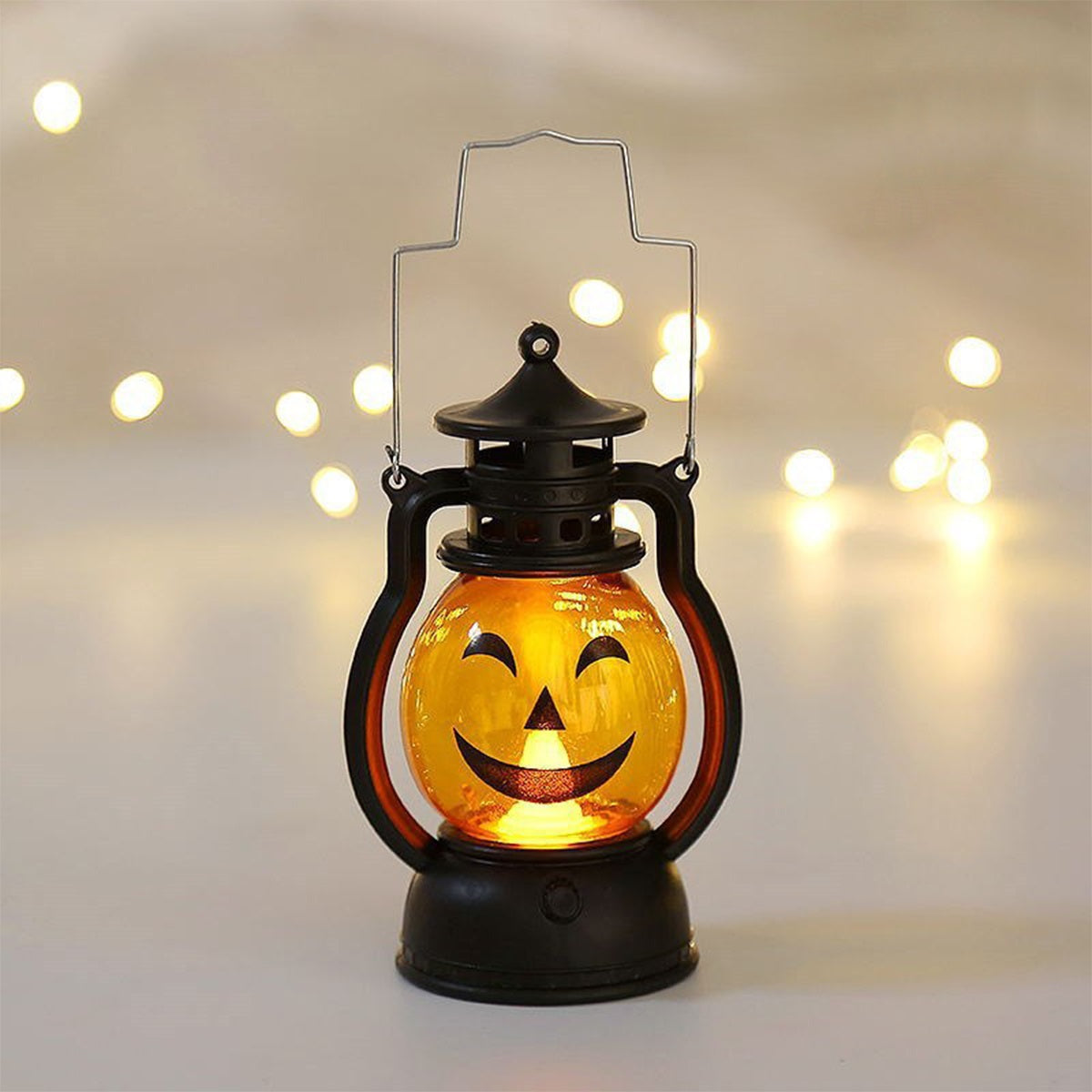 Halloween Pumpkin Lantern Light - LED Ghost Oil Lamp Decoration for Spooky Parties, Home Decor and Festive Atmosphere Lighting