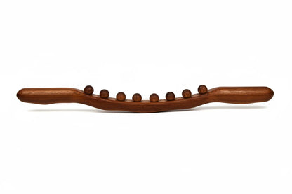 Wooden Gua Sha Massage Tool - Lymphatic Drainage Stick for Neck Back Relaxation, Anti Cellulite Body Massage Tool