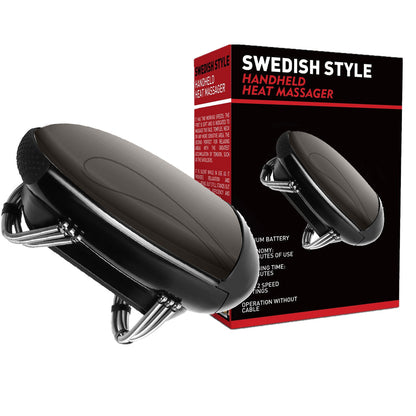 Professional Cordless Barber Vibration Massager – Heated USB-Rechargeable Tool for Deep Neck, Head, and Body Relaxation