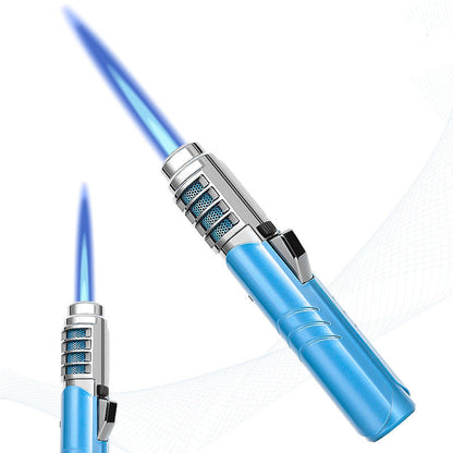 Butane Torch Lighter – Windproof High Temperature Flame Tool for Welding, Camping, BBQ and Outdoor Cooking