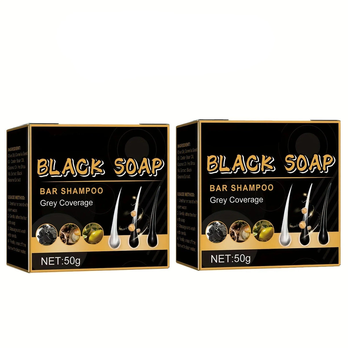Polygonum Hair Care Soap Set-Nourishing Anti Dandruff Shampoo Bar for Healthy Scalp Hair Repair and Dark Hair Support
