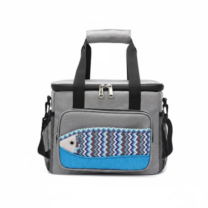 Insulated Bento Thermal Bag – Waterproof Japanese Lunch Tote with Large Capacity Storage for Picnics, Camping, Travel and Outdoor Meals