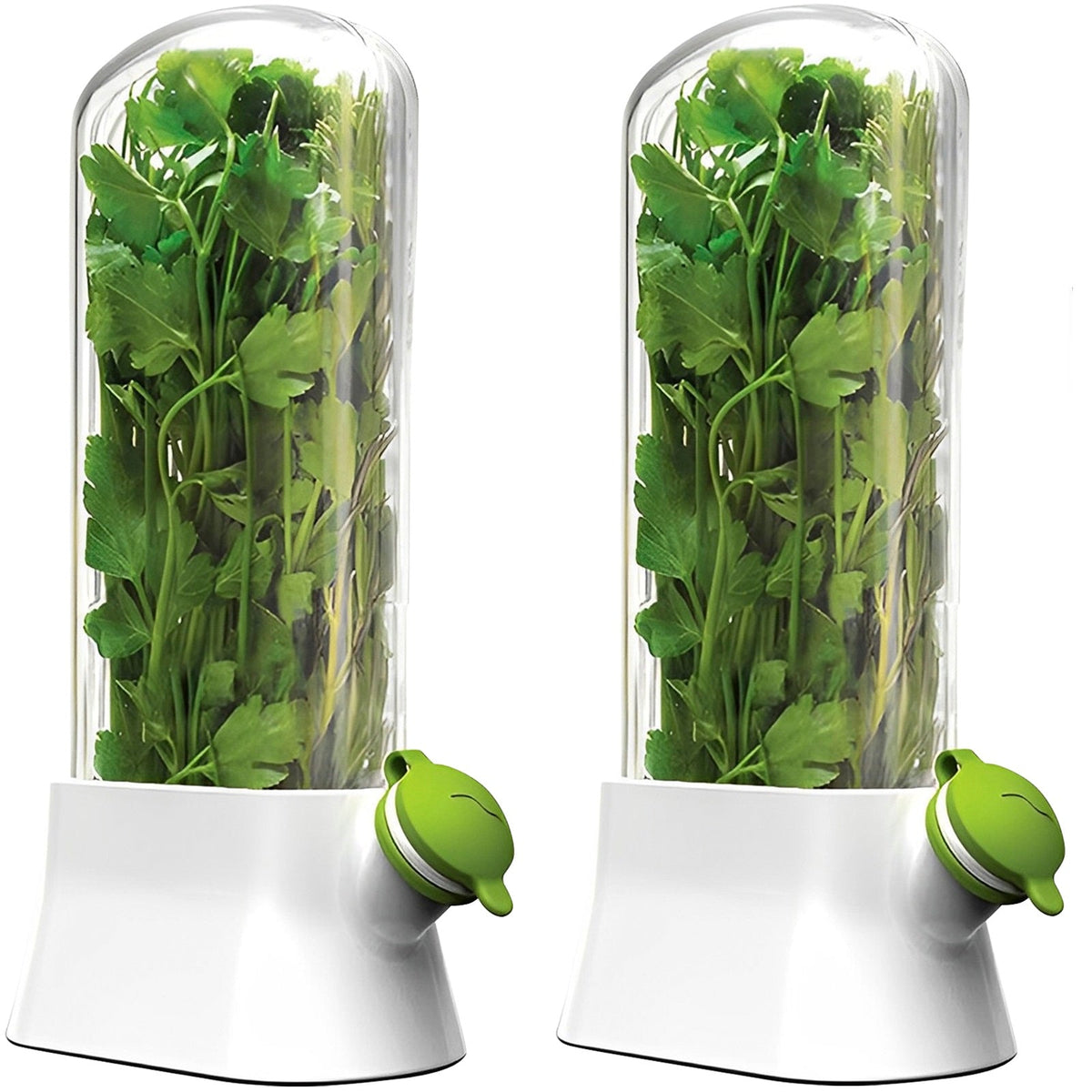 Herb Saver Container for Refrigerator – Fresh Herb Keeper Pod for Cilantro, Parsley and Vegetable Storage Kitchen Tool
