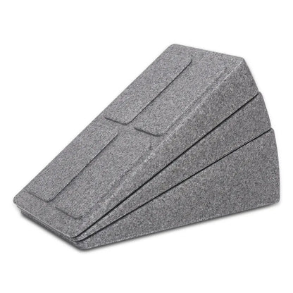 Yoga Bricks Squat Wedge Blocks – Adjustable Non-Slip Slant Boards for Stretching, Strength Training and Improved Flexibility Support