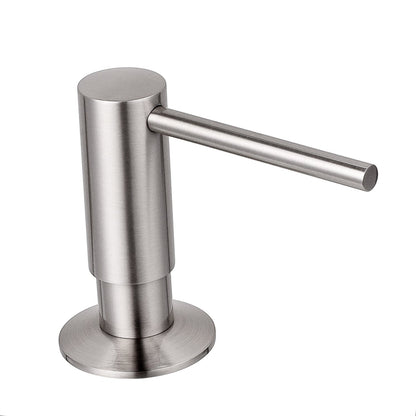 Liquid Soap Dispenser – 500ML Black Brass Pump Bottle for Kitchen and Bathroom Countertops, Stylish Refillable Hand Soap Organizer