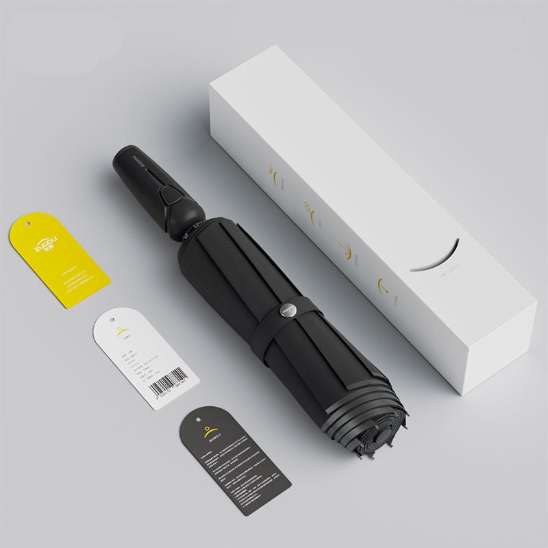Reverse Folding Automatic Umbrella - Windproof Rain and Sun Protection Umbrella with Lightweight Durable Design