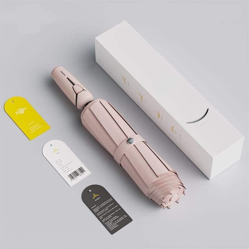 Reverse Folding Automatic Umbrella - Windproof Rain and Sun Protection Umbrella with Lightweight Durable Design