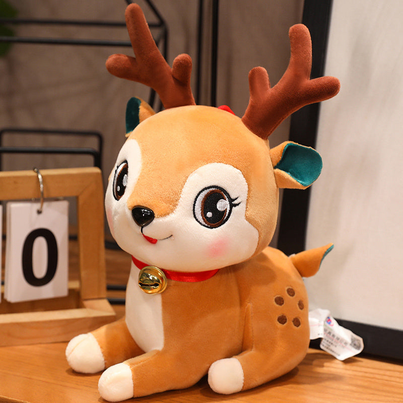 Christmas Plush Toy Collection – Santa Claus, Reindeer and Christmas Tree Stuffed Dolls for Holiday Decor and Kids Gifts