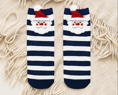 Cartoon Christmas Sock Ornaments – Festive Hanging Decorations for Christmas Trees, Gifts, Home Displays and Holiday Parties