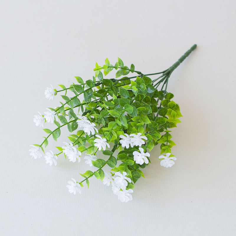 Artificial Flower Bundle – UV Resistant Faux Shrubs for Outdoor Garden & Wedding Decoration