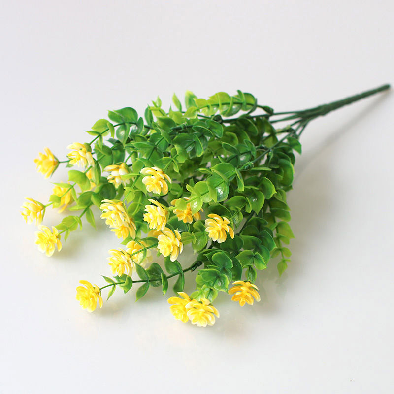 Artificial Flower Bundle – UV Resistant Faux Shrubs for Outdoor Garden & Wedding Decoration