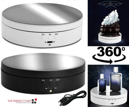 360° Electric Motorized Rotating Display Rack