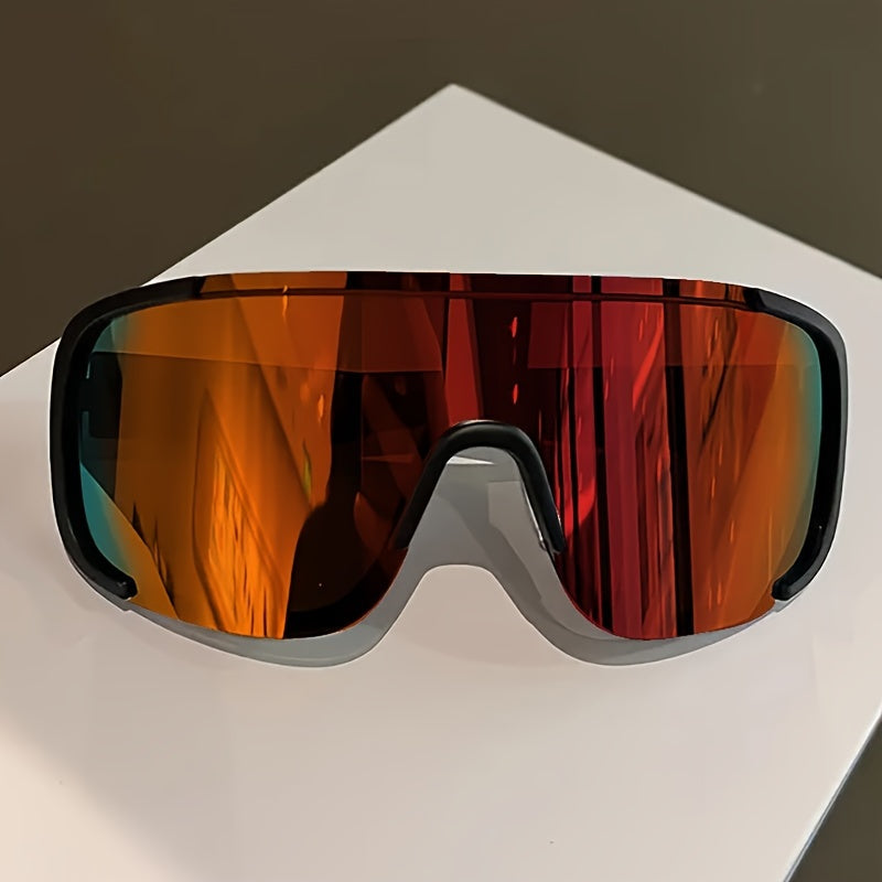 Oversized Unisex Frame Fashion Glasses –  Eyewear for Daily Outfits, Shopping, Photoshoots & Aesthetic Styling, Lightweight Decorative Frame