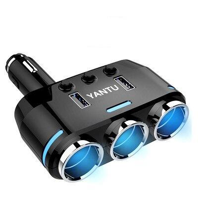 Car Splitter Cigarette Lighter Socket