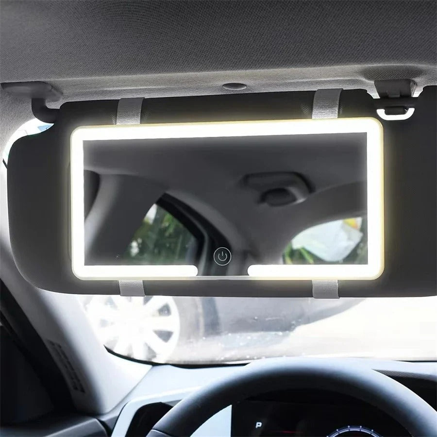 Led Car Sun Visor Vanity Mirror