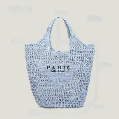 Handwoven Straw Summer Shoulder Bag for Women – Spacious Hollow Out Design, Perfect for Summer Beach Vacations & Casual Outings