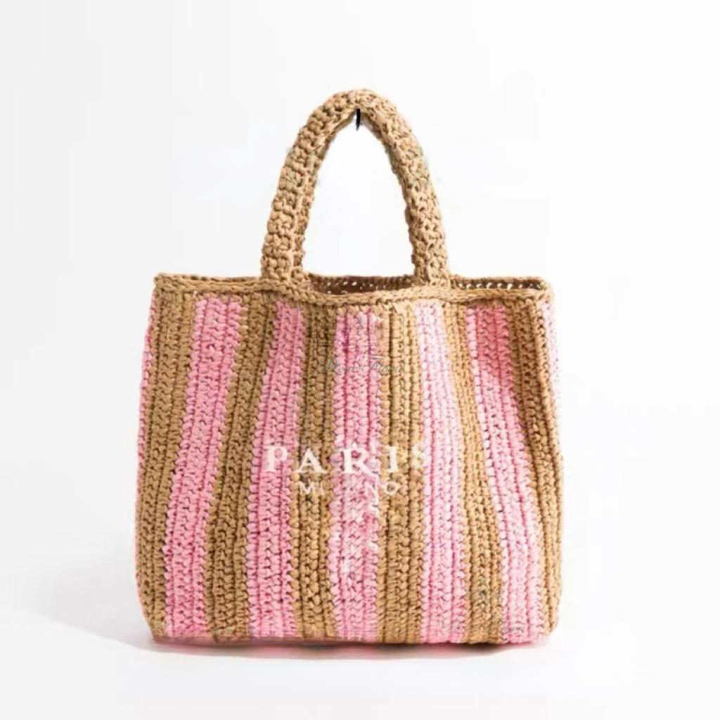 Handwoven Straw Summer Shoulder Bag for Women – Spacious Hollow Out Design, Perfect for Summer Beach Vacations & Casual Outings