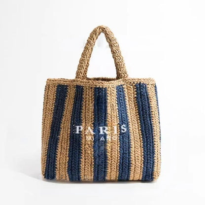 Handwoven Straw Summer Shoulder Bag for Women – Spacious Hollow Out Design, Perfect for Summer Beach Vacations & Casual Outings