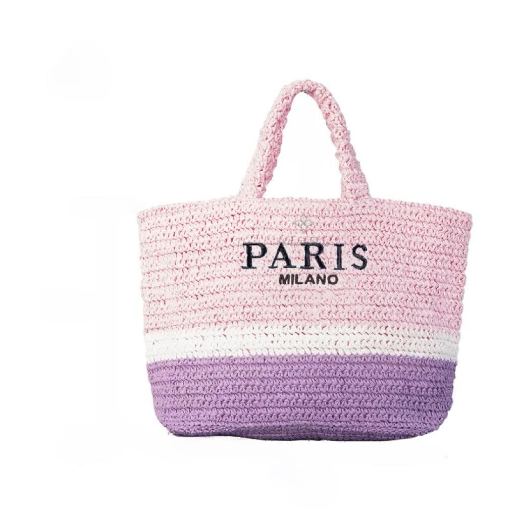 Handwoven Straw Summer Shoulder Bag for Women – Spacious Hollow Out Design, Perfect for Summer Beach Vacations & Casual Outings