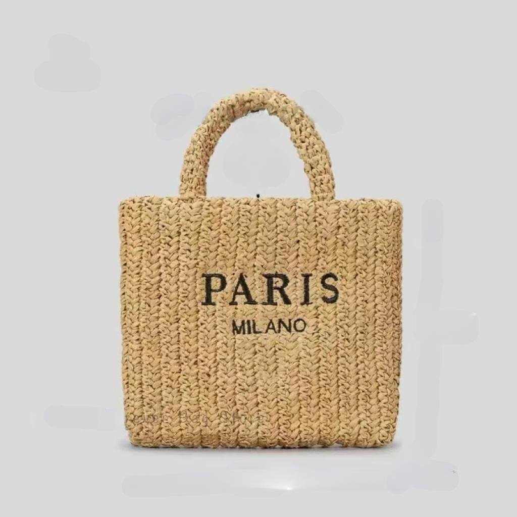 Handwoven Straw Summer Shoulder Bag for Women – Spacious Hollow Out Design, Perfect for Summer Beach Vacations & Casual Outings