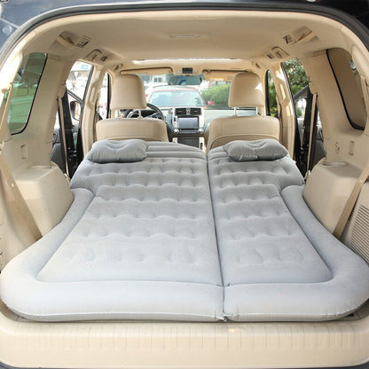 Inflatable Car Mattress - Pillow Air-Pump for Car, SUV, Truck Travel, Hiking, Trip and Other Outdoor Activities