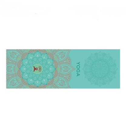Non-Slip Portable Yoga Pilates Pad - Yoga Mat Towel Cover Ideal for Hot Yoga, Pilates