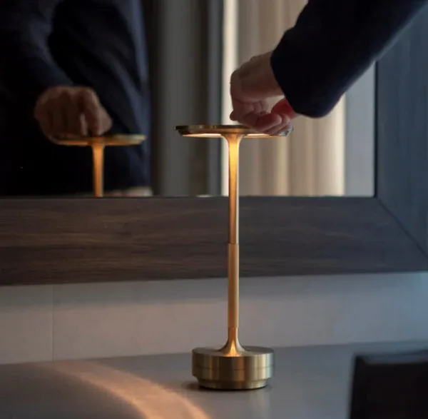 Wireless Table Lamp - Dimmable & Rechargeable Waterproof Desk Light