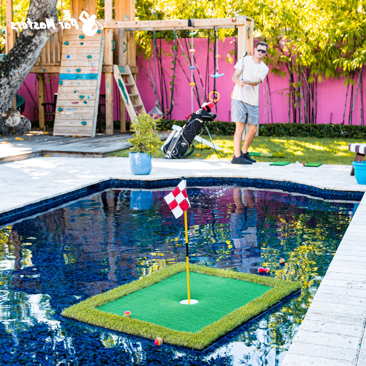 Floating Golf Putting Green Putting Green Turf Floating Golf Balls