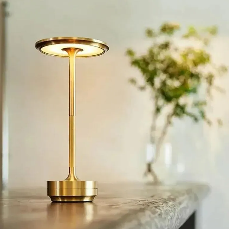 Wireless Table Lamp - Dimmable & Rechargeable Waterproof Desk Light