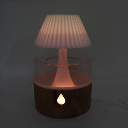 Rain Cloud Humidifier - Cool Mist Aromatherapy Diffuser, USB-Powered with Night Light