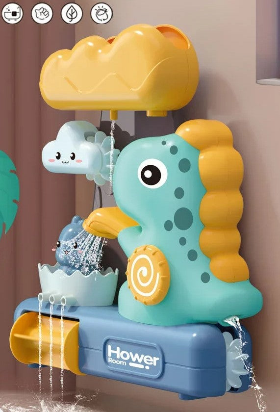Cartoon Dinosaur Bath Toys – Spinning Water Toys with Festive Appeal for Fun Bath Time, Gift Giving, and Imaginative Play for Kids
