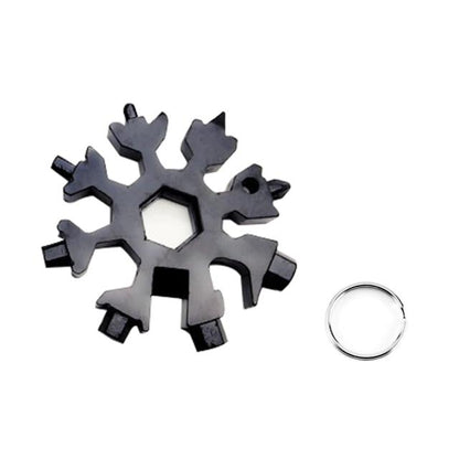 Portable 18-in-1 Mini Snowflake Multi Pocket Tool