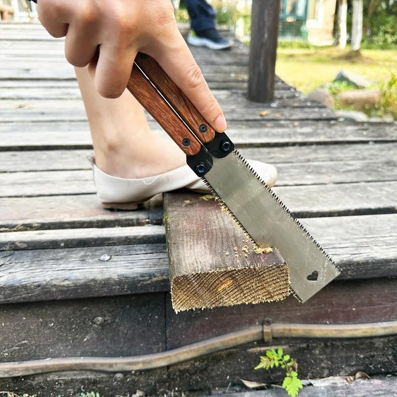 Portable Foldable Double Sides Saw - Double Edges for Smooth and Precise Cuts