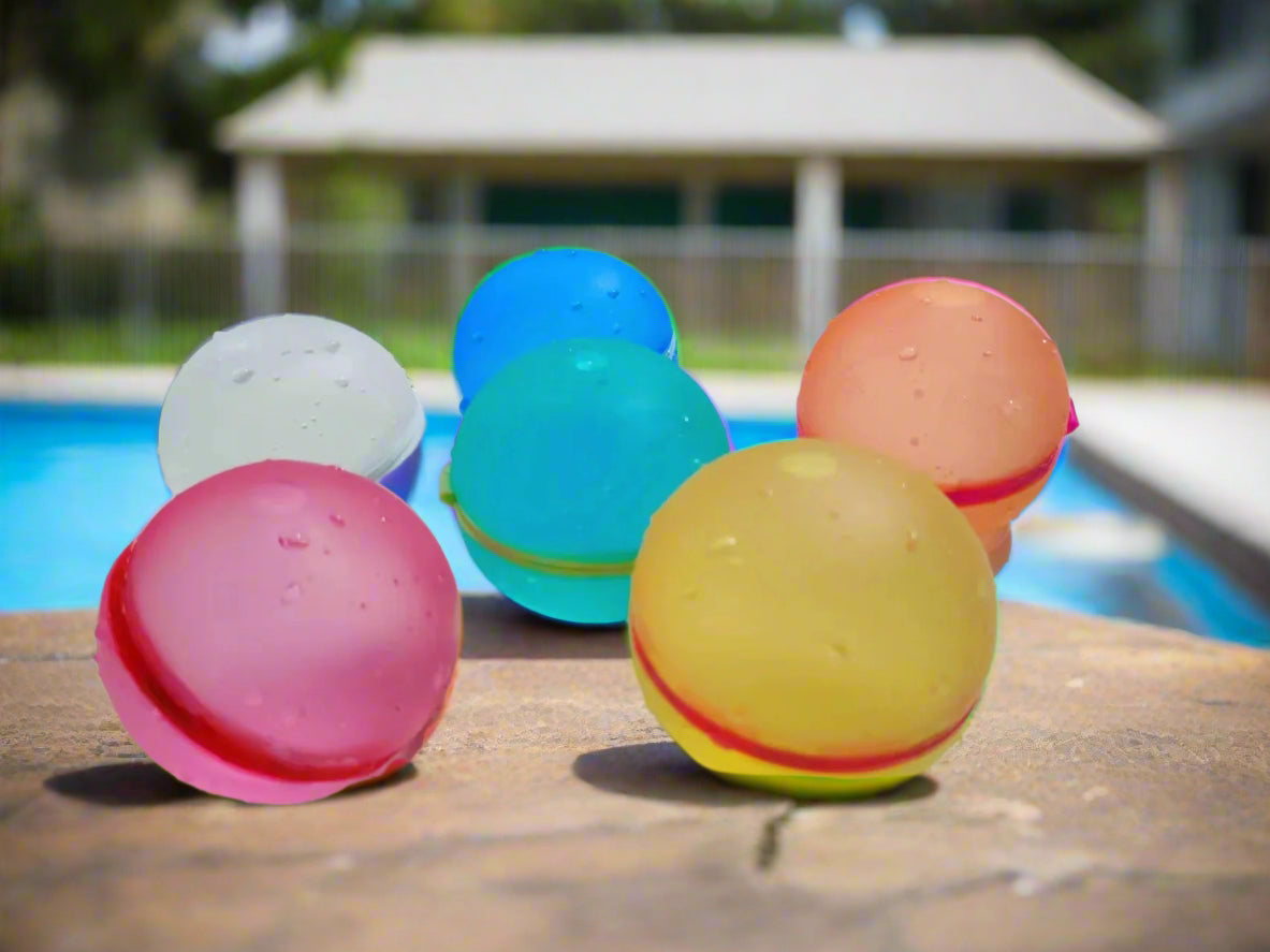 Reusable Magnetic Water Ball - Silicone Splash Toy for Wet Outdoor Fun & Games