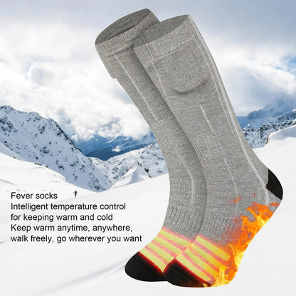 Rechargeable Electric Heated Socks - Three Modes Elastic Comfortable Water Resistant Electric Warm Sock Set