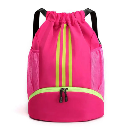 Drawstring Gym Backpack for Men & Women – Fitness, Soccer & Basketball Storage Bag Perfect for Sports Training & Outdoor Adventures