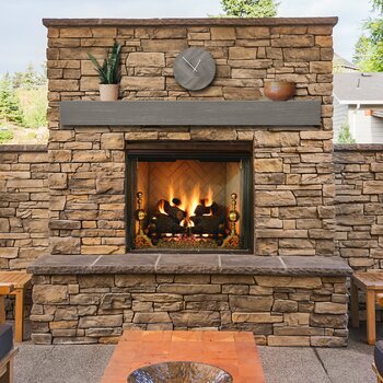 Rustic Haven Mantel - 72" Wall-Mounted & Floating Shelf for Home Decor