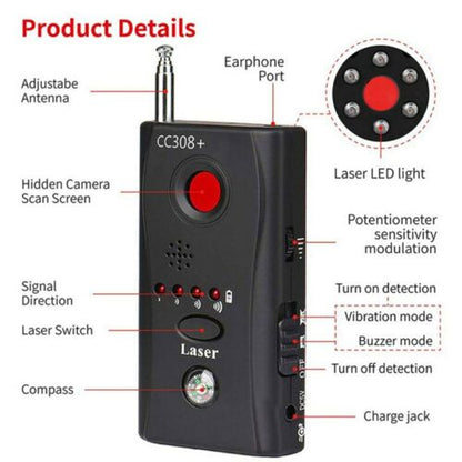 Bug Detector - Hidden Camera and Microphones Detector